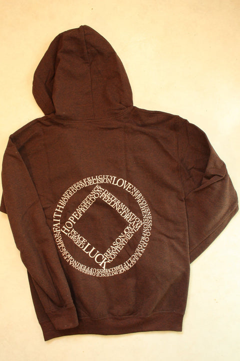 Hoodies "NA Service Logo Made of Words"