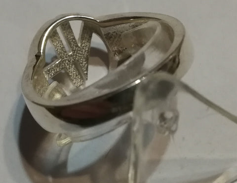 Ring mit NA Buchstaben