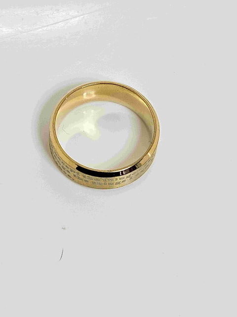 Ring mit Gelassenheitsgebet in english und dienstsymbol von NA